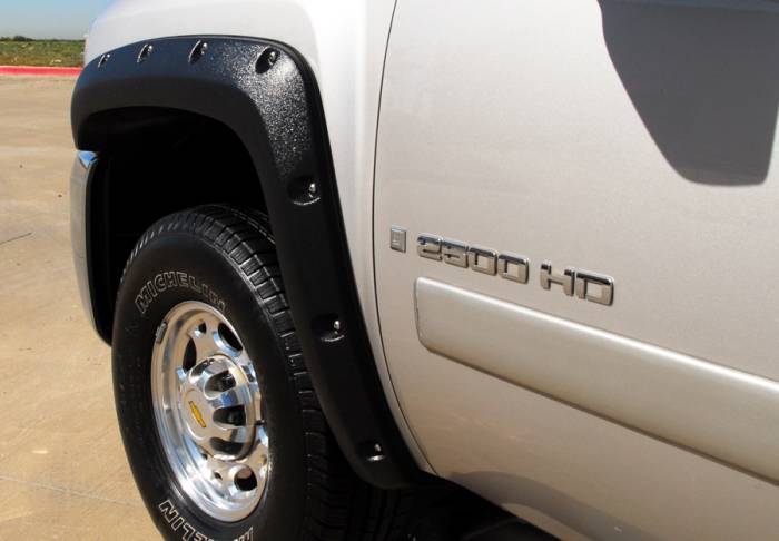 Prestige - Chevrolet Silverado Prestige Front Pair RX Rivet Style Standard Fender Flare Set - RX106SA