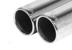 Remus - Mercedes-Benz E Class Remus Rear Silencer - Right Side with Dual Exhaust Tips - Round - 509502 0504R