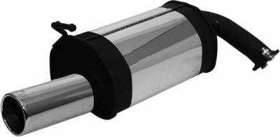 Remus - Mazda 6 Remus Rear Silencer - Left Side with Exhaust Tip - Round - 456502 0505L