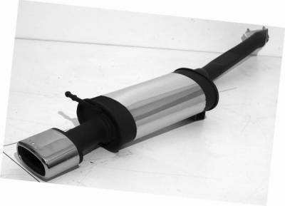 Remus - Audi RS6 Remus Rear Silencer - Right Side with Exhaust Tip - Oval - 049102 0514MR