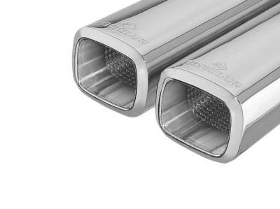 Remus - Mercedes-Benz CLK Remus Romulus Rear Silencer with Dual Exhaust Tips - Square - 509198 0546R