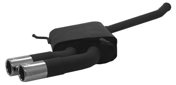 Remus - Mercedes-Benz ML Remus Rear Silencer - Right Side with Dual Exhaust Tips - Round - 509305 0554R