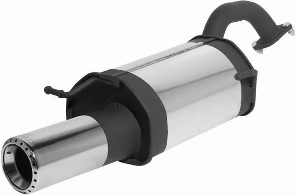 Remus - Hyundai Tiburon Remus Rear Silencer with Exhaust Tip - Round - 284002 0570TD