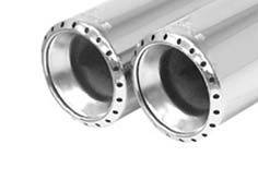 Remus - Mercedes-Benz C Class Remus Rear Silencer with Dual Exhaust Tips - Round - 509097 0572TD