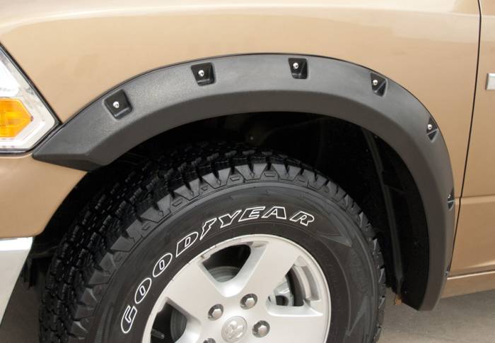 Prestige - Dodge Ram Prestige Front Pair RX Rivet Style Textured Fender Flare Set - RX204TA