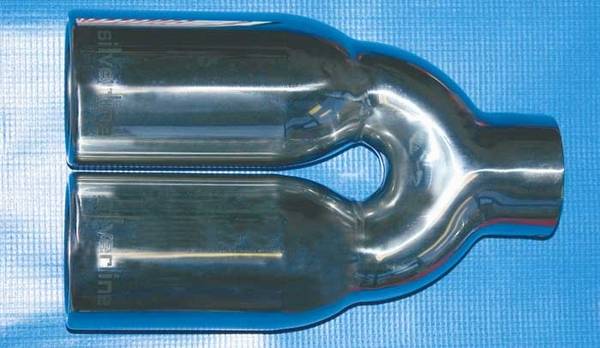 Razzi - Razzi Fake Exhaust Extension Tip Kit - Stainless Steel - 196-2SS-0095