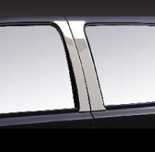 Pilot - GMC Sierra Pilot Polished Stainless Steel Door Pillar - Set - SDP-104
