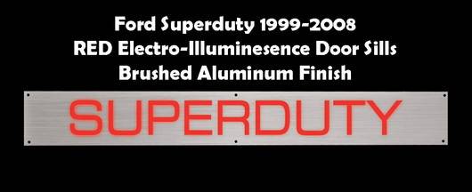 Recon - Ford Superduty Recon EL Illuminated Door Sill Plate - 264121FDRD