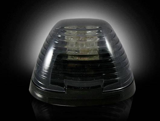 Recon - Ford Superduty Recon Smoked Cab Roof Light Lens with Amber LED - 5PC - 264143BK