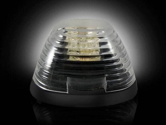 Recon - Ford Superduty Recon Clear Cab Roof Light Lens with Amber LED - 5PC - 264143CL