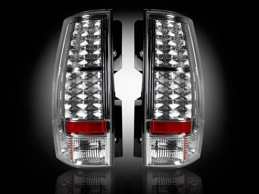 Recon - GMC Denali Recon LED Taillights - Clear Lens - 264174CL