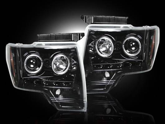 Recon - Ford F150 Recon Projector Headlights - 264190BK