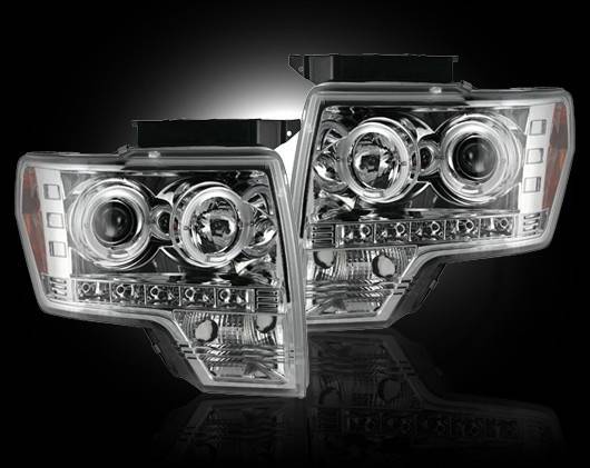 Recon - Ford F150 Recon Projector Headlights - 264190CL