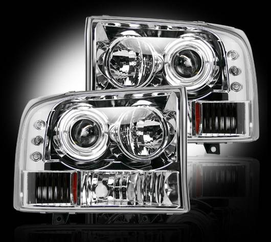 Recon - Ford Superduty F350 DRW Recon Projector Headlights - 264192CL