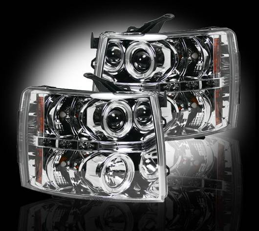 Recon - Chevrolet Silverado Recon Projector Headlights - 264195CL