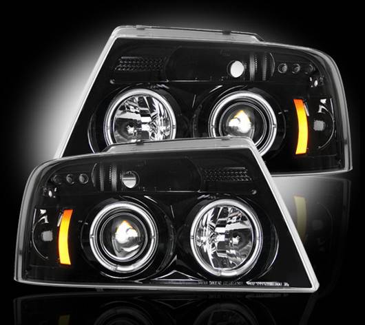 Recon - Ford F150 Recon Projector Headlights - 264198BK
