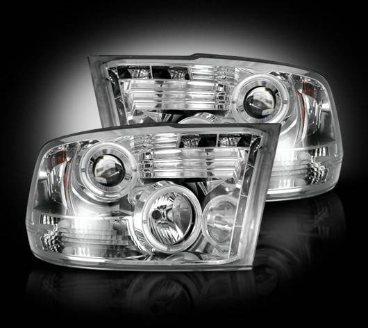 Recon - Dodge Ram Recon Projector Headlights - 264270CL