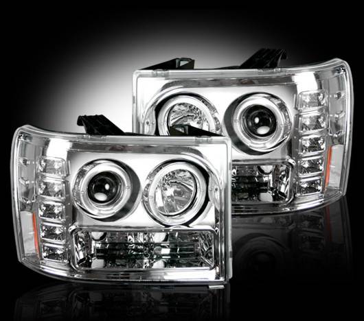 Recon - GMC Sierra Recon Projector Headlights - 264271CL