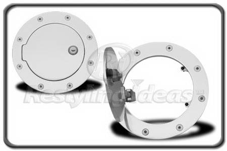 Restyling Ideas - Chevrolet Tahoe Restyling Ideas Fuel Door Kit - Aluminum Billet - 34-GD-102CKE