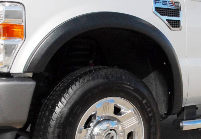 Prestige - Ford F250 Prestige Front Pair SX Street Style Textured Fender Flare Set - SX313TA