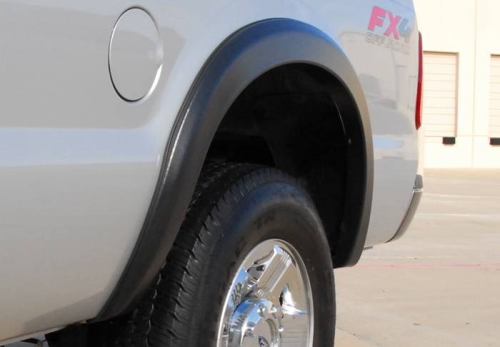 Prestige - Ford F350 Prestige Rear Pair SX Street Style Textured Fender Flare Set - SX313TB