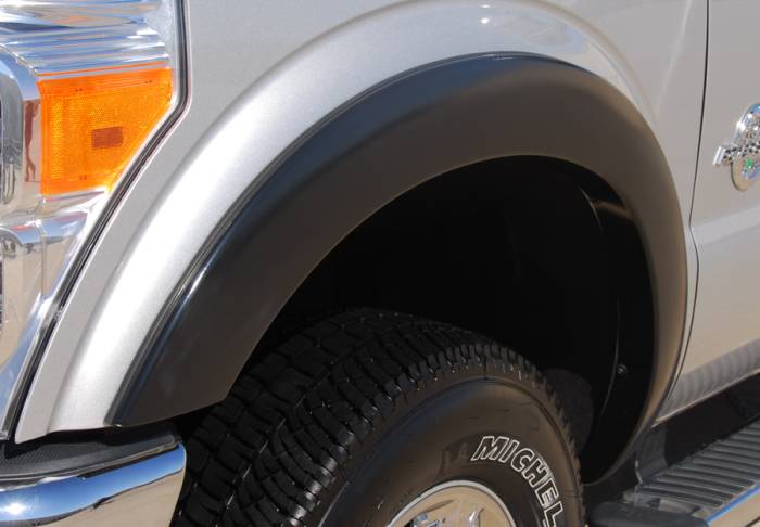 Prestige - Ford F350 Prestige Front Pair SX Street Style Textured Fender Flare Set - SX314TA