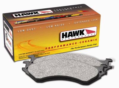 Hawk - Honda Civic HB Hawk Performance Ceramic Brake Pads - HB218Z583