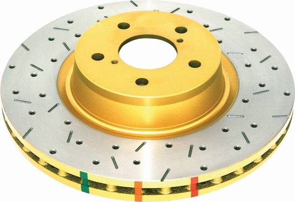 DBA - Ford Mustang DBA Cross-Drilled & Slotted Rotors