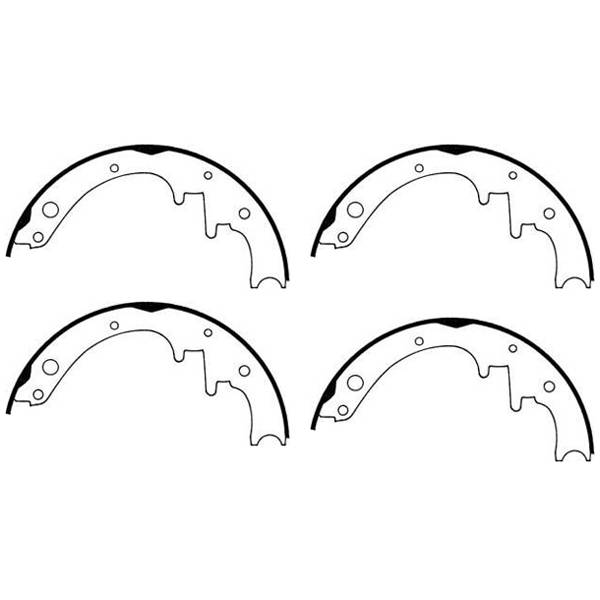 Omix - Omix Brake Shoe Set - 10 inch - 16726-16