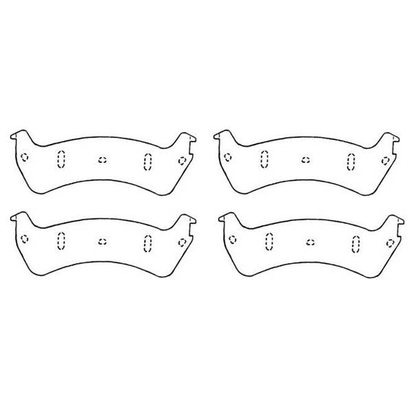 Omix - Omix Disc Brake Pad - 16729-08