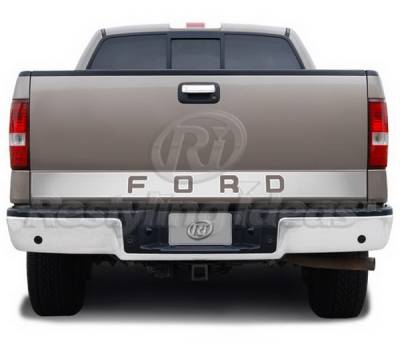 Restyling Ideas - Ford Superduty Restyling Ideas Signature-X Tailgate Accents - Stainless Steel - 65-SS-FO635FD