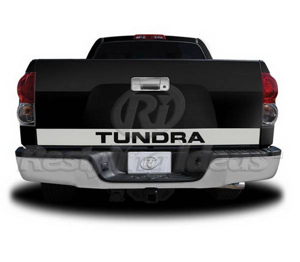 Restyling Ideas - Toyota Tundra Restyling Ideas Signature-X Tailgate Accents - Stainless Steel - 65-SS-TOTUN07