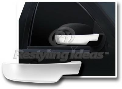 Restyling Ideas - GMC Yukon Restyling Ideas Mirror Cover - Bottom Half - Chrome ABS - 67314B