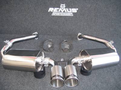 Remus - Porsche Cayman Remus Race Sport Exhaust with Street Race Tips - 689009-1798C