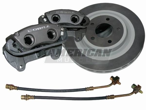 Ford Racing - Ford Mustang Ford Racing Black Cobra Brake Upgrade Kit - Front - 50015