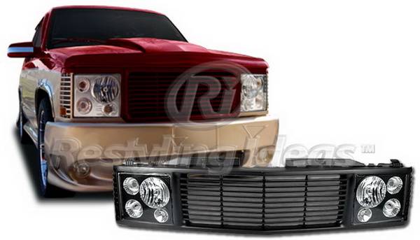 Restyling Ideas - Chevrolet CK Truck Restyling Ideas Grille - 72-OC-C1094RR-BB