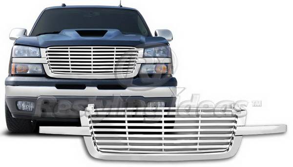 Restyling Ideas - Chevrolet Silverado Restyling Ideas Grille - 72-PC-SIL03BL
