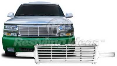 Restyling Ideas - Chevrolet Suburban Restyling Ideas Grille - 72-PC-SIL99BL