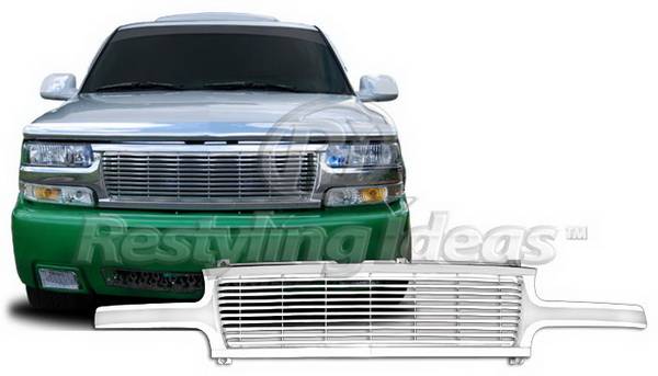 Restyling Ideas - Chevrolet Tahoe Restyling Ideas Grille - 72-PC-SIL99WB
