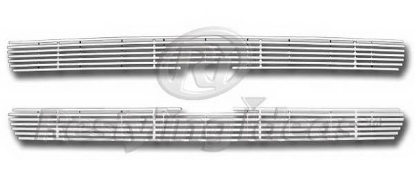 Restyling Ideas - Chevrolet Silverado Restyling Ideas Upper Grille -Stainless Steel Chrome Plated Billet - 72-SB-CHSIL99-T