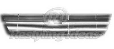 Restyling Ideas - Chevrolet Silverado Restyling Ideas Upper Grille -Stainless Steel Chrome Plated Billet - 72-SB-CHSILHD05-T