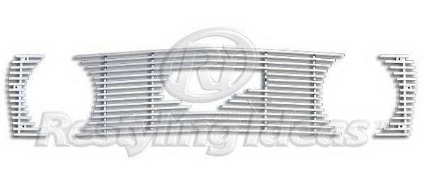 Restyling Ideas - Ford Mustang Restyling Ideas Upper Grille -Stainless Steel Billet - 72-SB-FOMUS05GT-T-NC