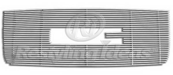 Restyling Ideas - GMC Sierra Restyling Ideas Upper Grille -Stainless Steel Chrome Plated Billet - 72-SB-GMSIEHD07-T