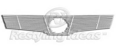 Restyling Ideas - Nissan Altima Restyling Ideas Upper Grille -Stainless Steel Chrome Plated Billet - 72-SB-NIALT07-T