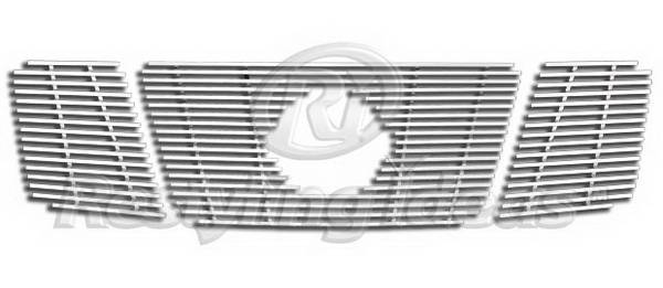 Restyling Ideas - Nissan Armada Restyling Ideas Upper Grille -Stainless Steel Chrome Plated Billet - 72-SB-NIARM08-T