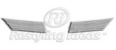 Restyling Ideas - Nissan Versa Restyling Ideas Upper Grille -Stainless Steel Chrome Plated Billet - 72-SB-NIVER07-T