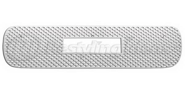 Restyling Ideas - GMC Yukon Restyling Ideas Oval Upper Punch Grille - Stainless Steel Chrome Plated - 72-SD-GMSIE99O