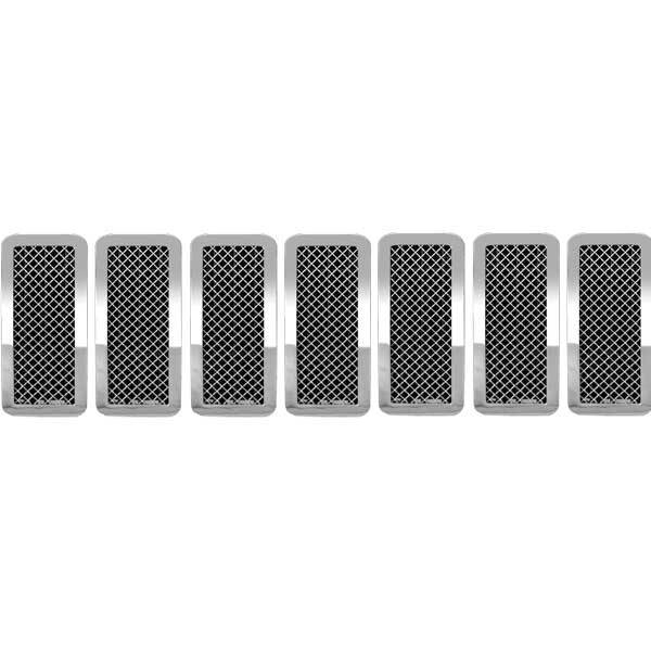Restyling Ideas - Jeep Grand Cherokee Restyling Ideas Knitted Mesh Grille - 72-SM-JEGRC05-T