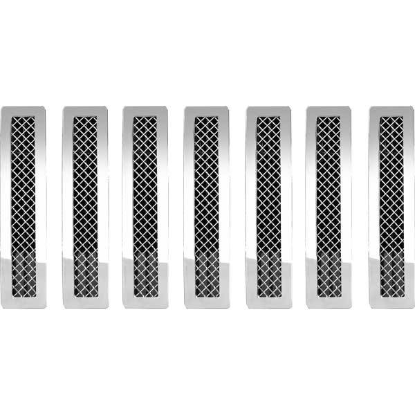 Restyling Ideas - Jeep Liberty Restyling Ideas Knitted Mesh Grille - 72-SM-JELIB08-T