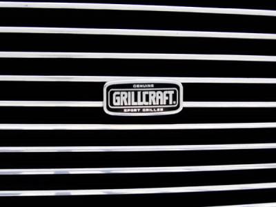 Grillcraft - Chevrolet Silverado BG Series Black Billet Grille - 2PC - CHE-1501-BAC